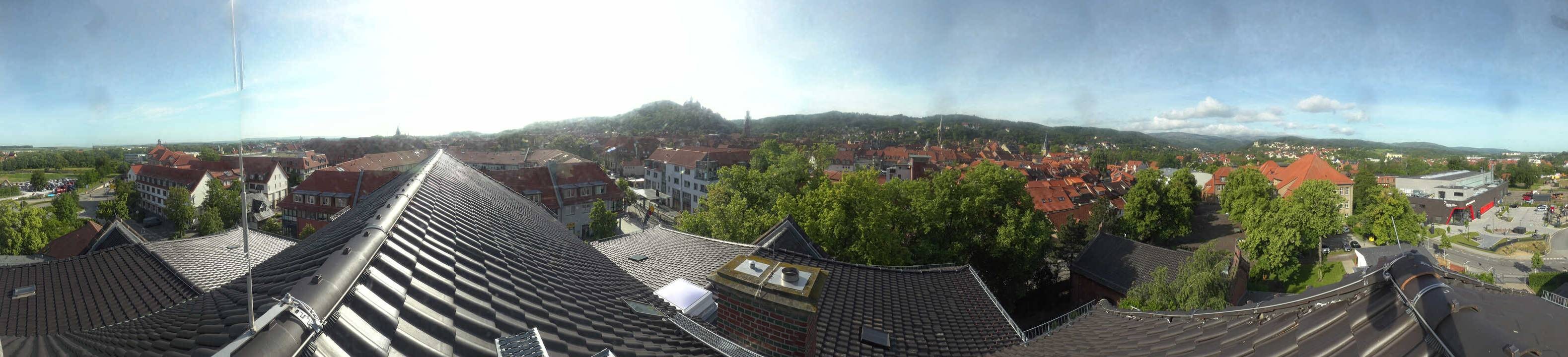 Archiv Foto Webcam Wernigerode - Bick über die Altstadt