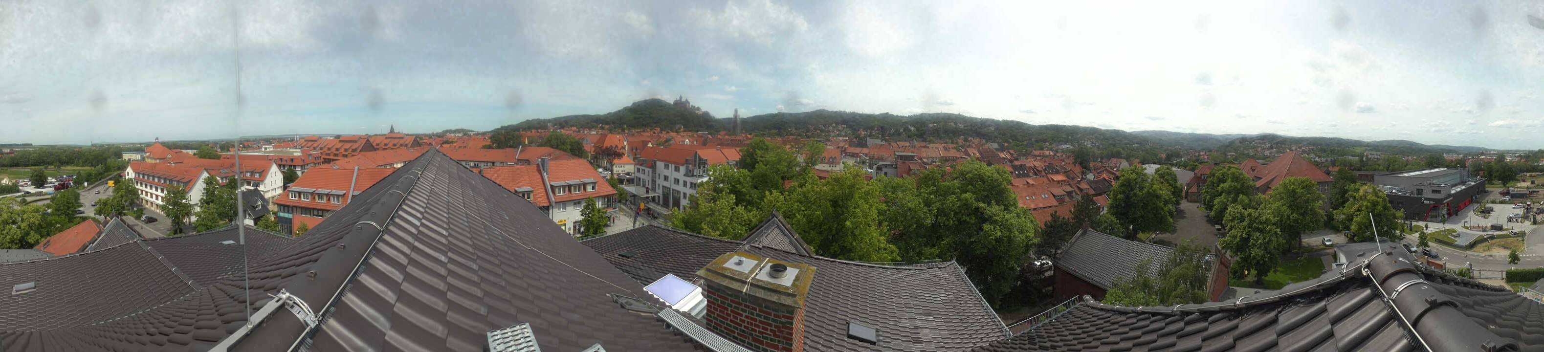 Archiv Foto Webcam Wernigerode - Bick über die Altstadt