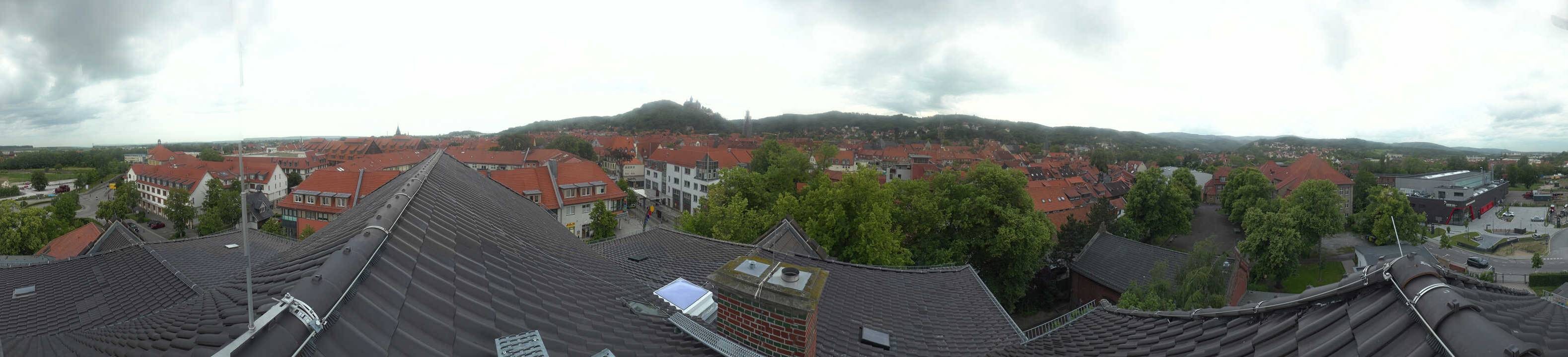 Archiv Foto Webcam Wernigerode - Bick über die Altstadt
