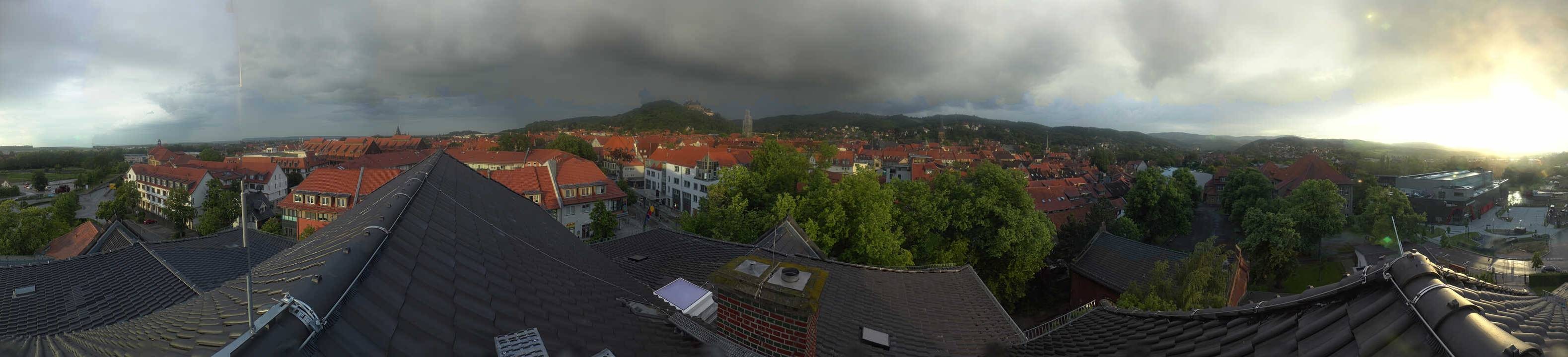 Archiv Foto Webcam Wernigerode - Bick über die Altstadt