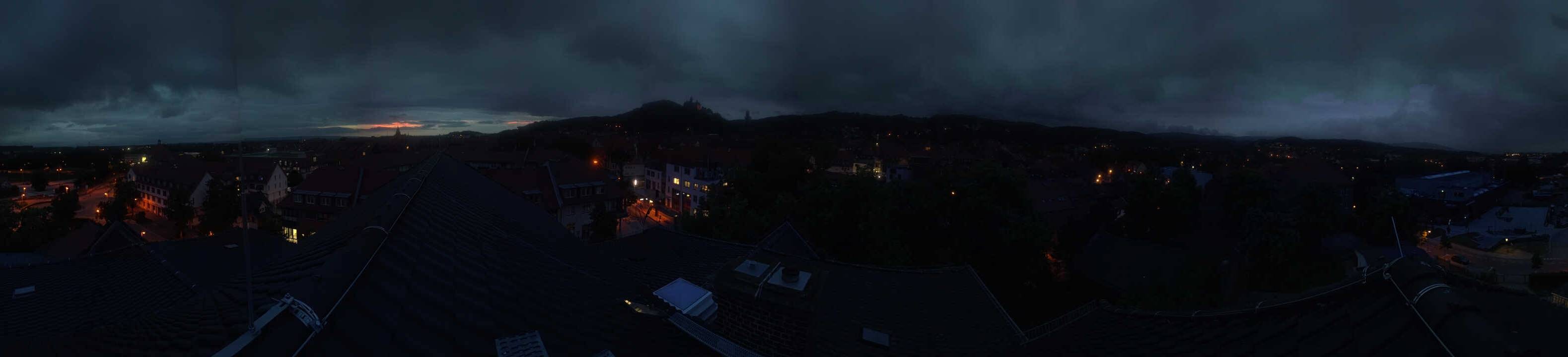 Archiv Foto Webcam Wernigerode - Bick über die Altstadt