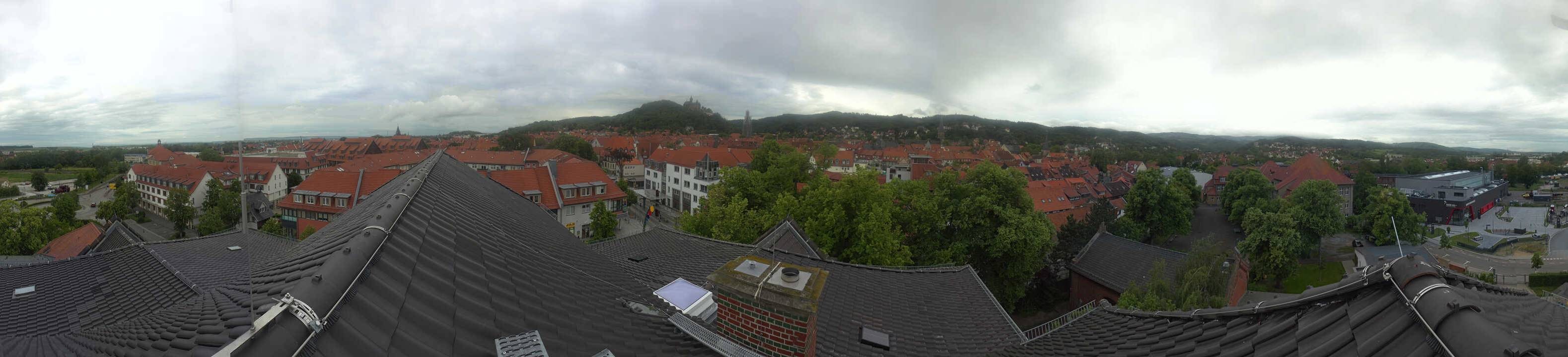 Archiv Foto Webcam Wernigerode - Bick über die Altstadt