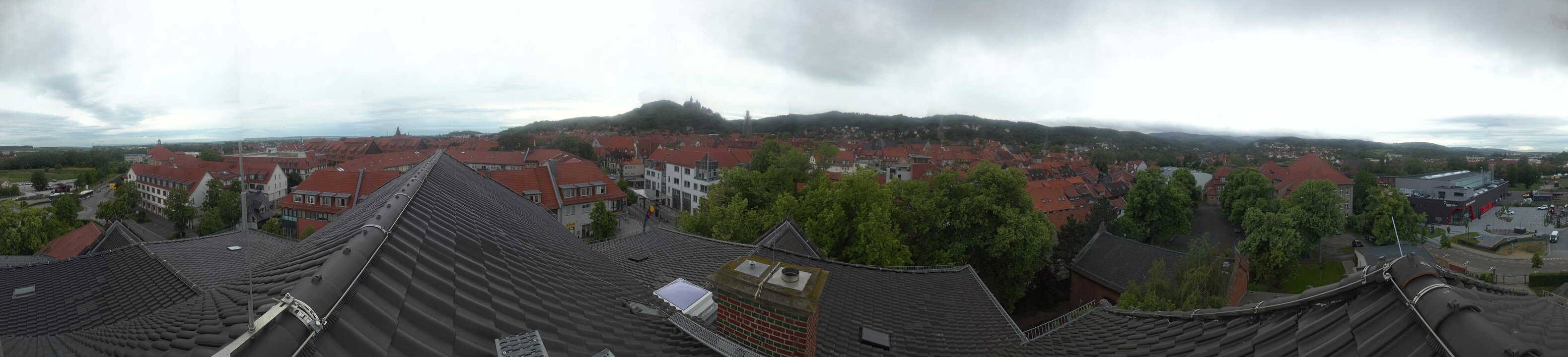 Archiv Foto Webcam Wernigerode - Bick über die Altstadt