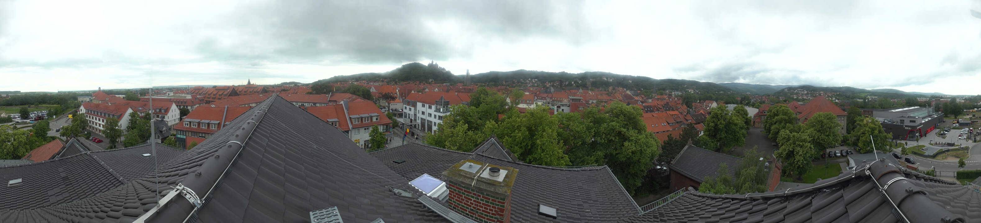 Archiv Foto Webcam Wernigerode - Bick über die Altstadt