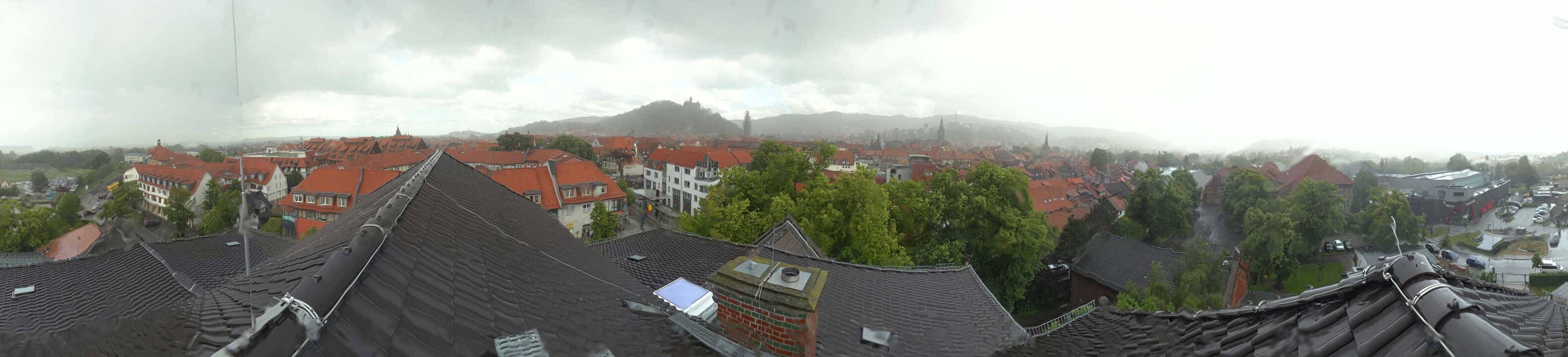 Archiv Foto Webcam Wernigerode - Bick über die Altstadt