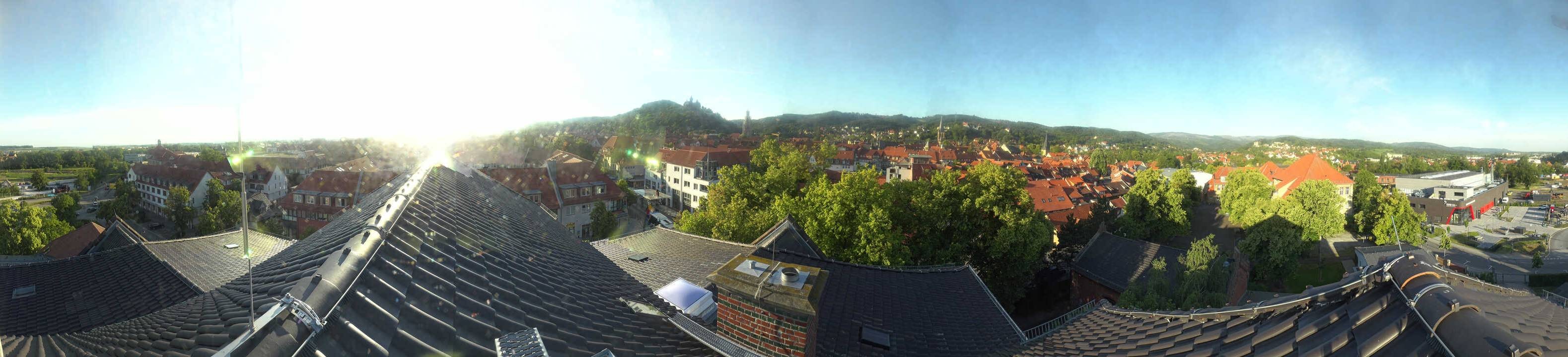 Archiv Foto Webcam Wernigerode - Bick über die Altstadt