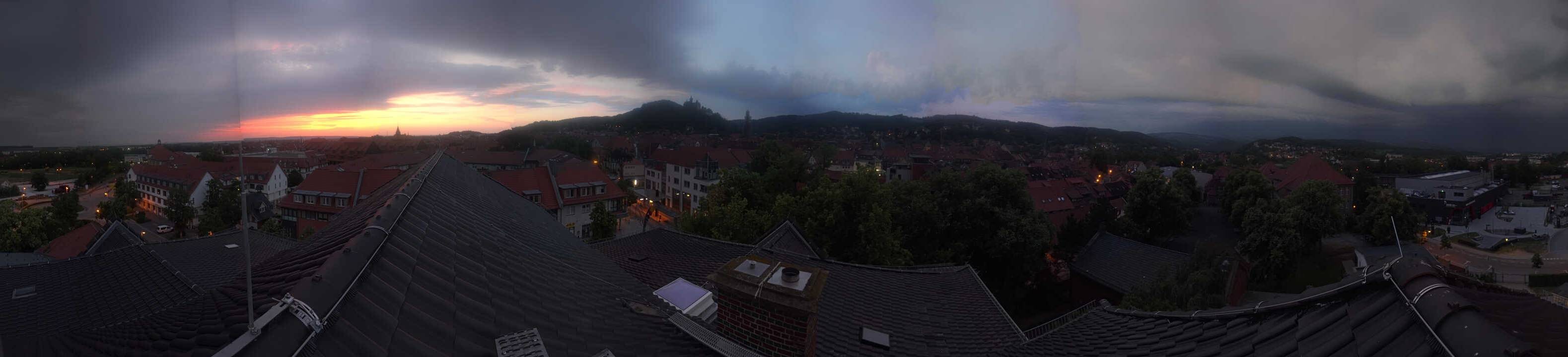 Archiv Foto Webcam Wernigerode - Bick über die Altstadt