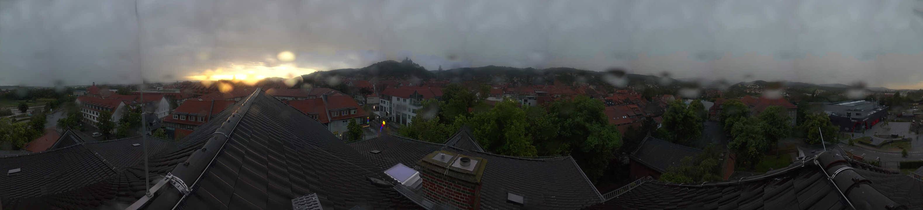 Archiv Foto Webcam Wernigerode - Bick über die Altstadt