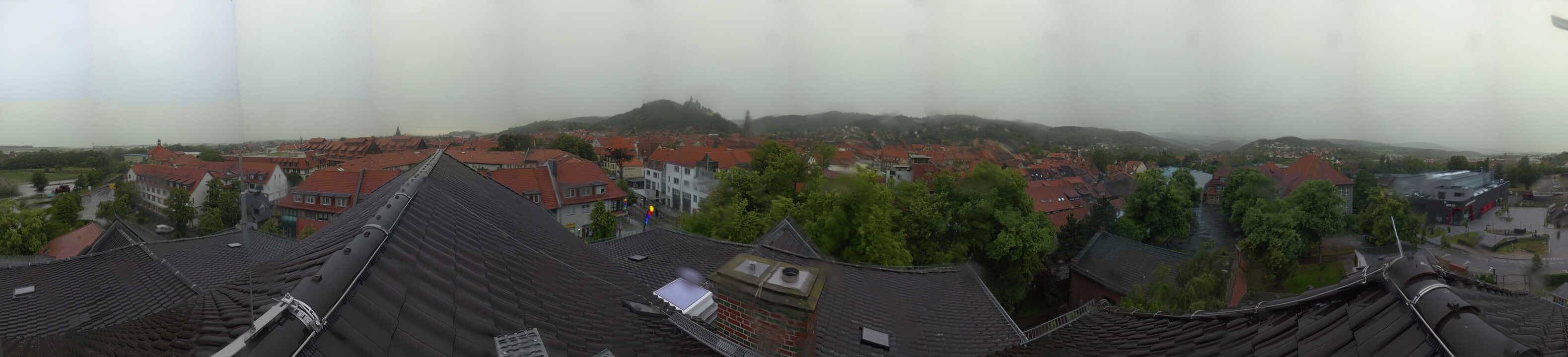 Archiv Foto Webcam Wernigerode - Bick über die Altstadt