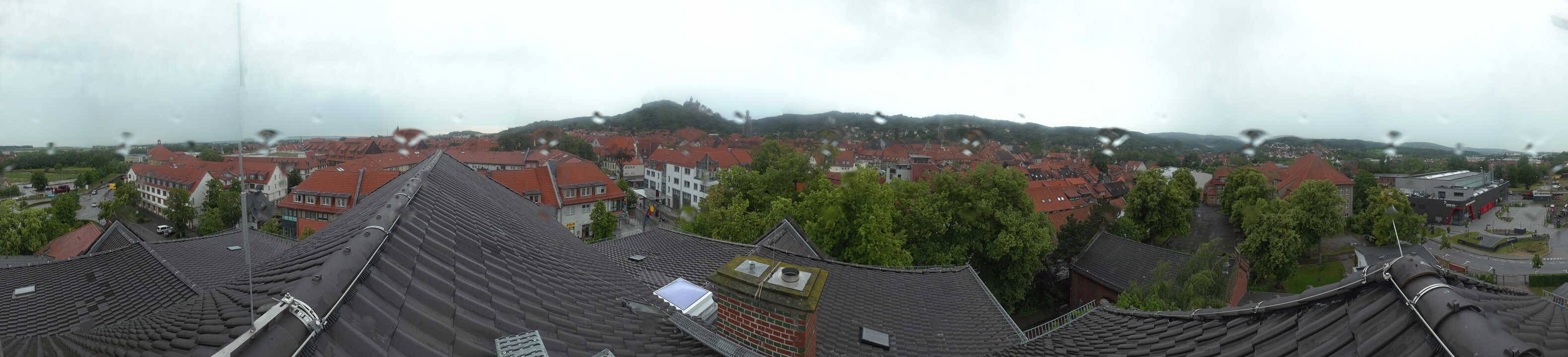Archiv Foto Webcam Wernigerode - Bick über die Altstadt