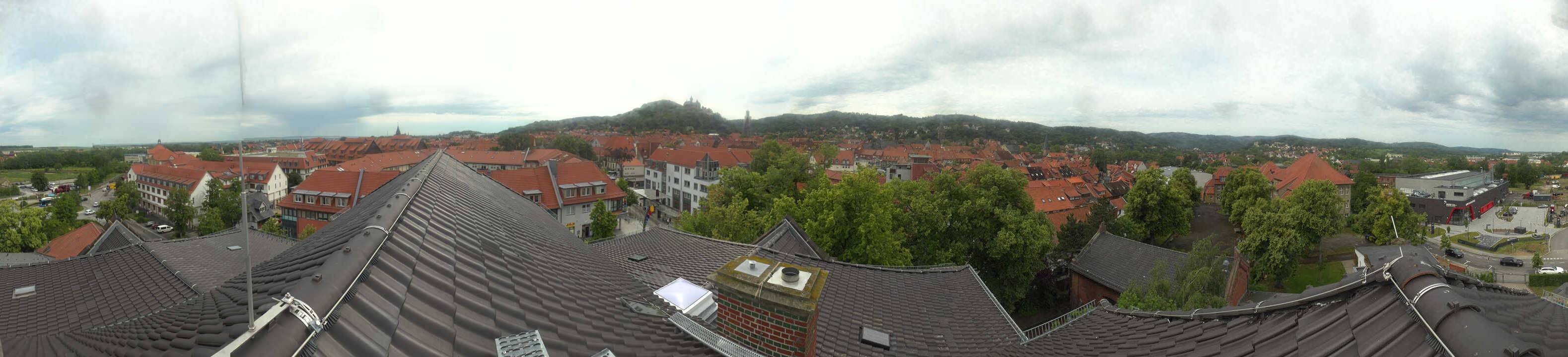 Archiv Foto Webcam Wernigerode - Bick über die Altstadt