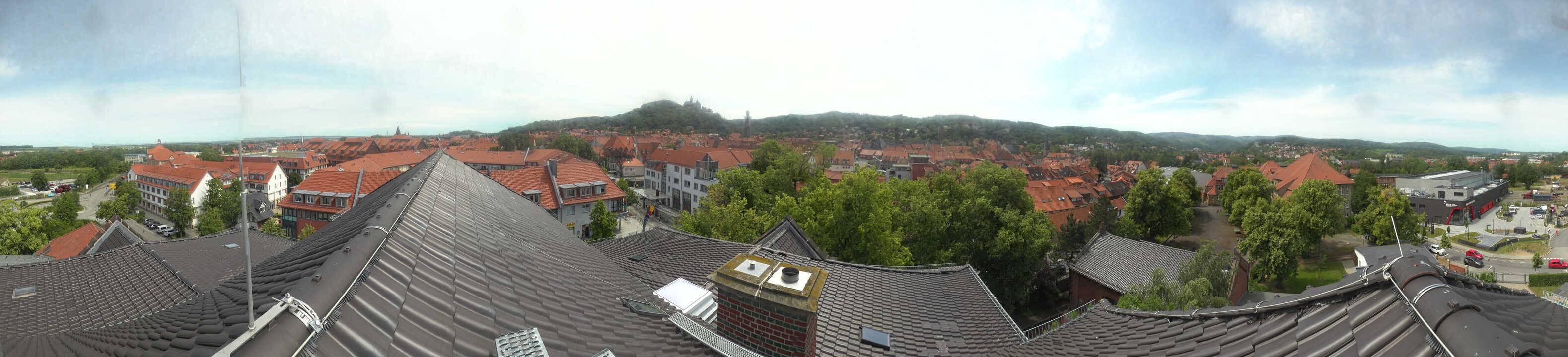 Archiv Foto Webcam Wernigerode - Bick über die Altstadt
