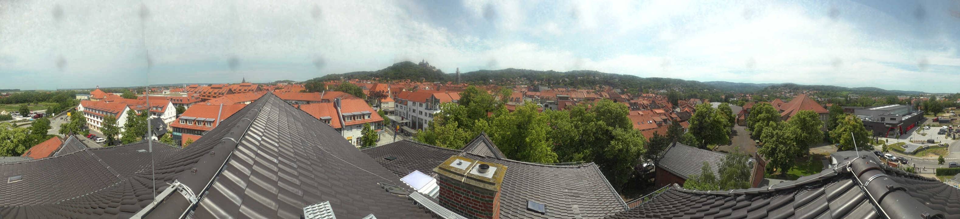 Archiv Foto Webcam Wernigerode - Bick über die Altstadt