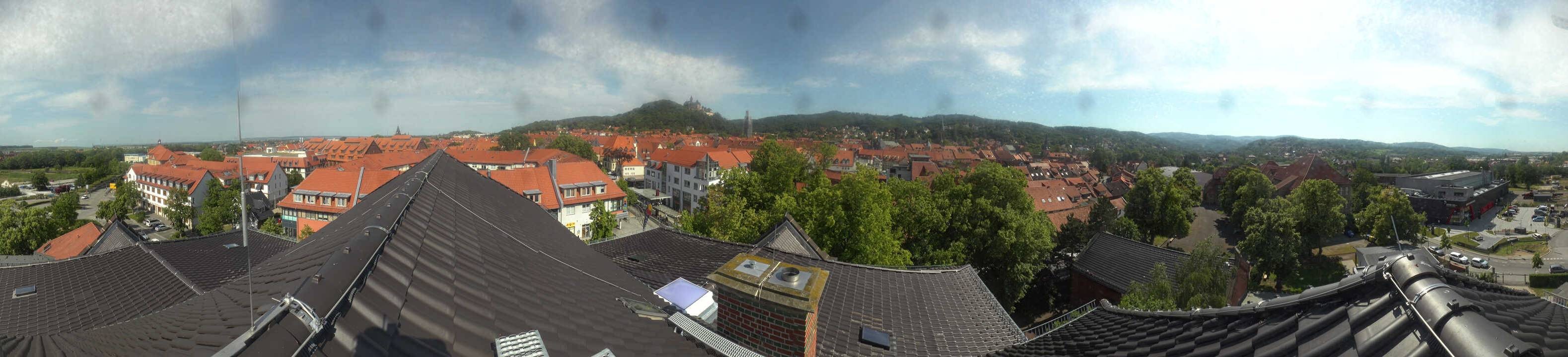 Archiv Foto Webcam Wernigerode - Bick über die Altstadt