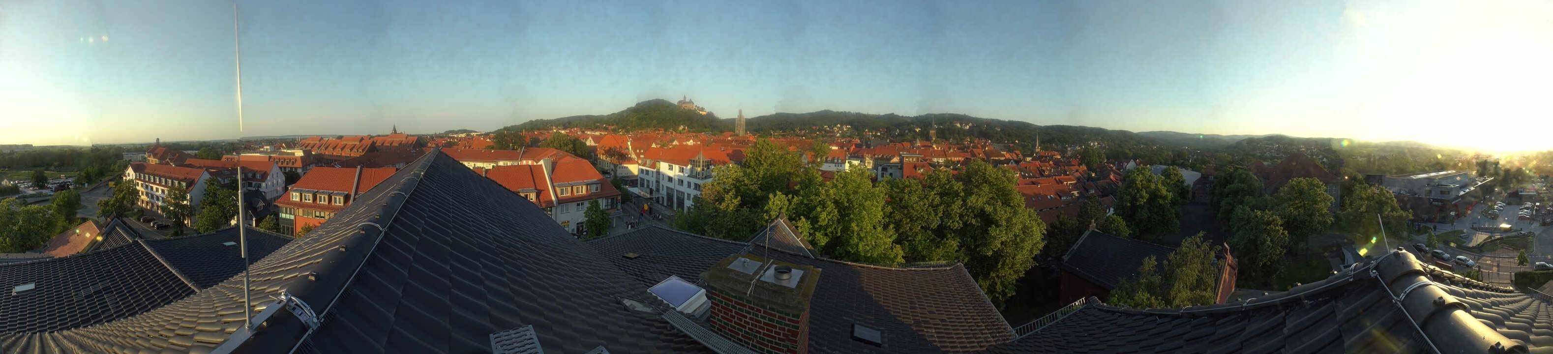 Archiv Foto Webcam Wernigerode - Bick über die Altstadt