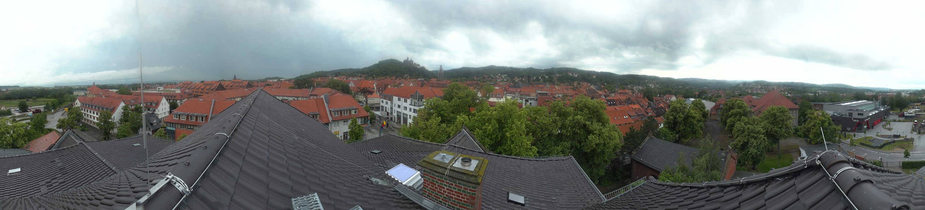 Archiv Foto Webcam Wernigerode - Bick über die Altstadt