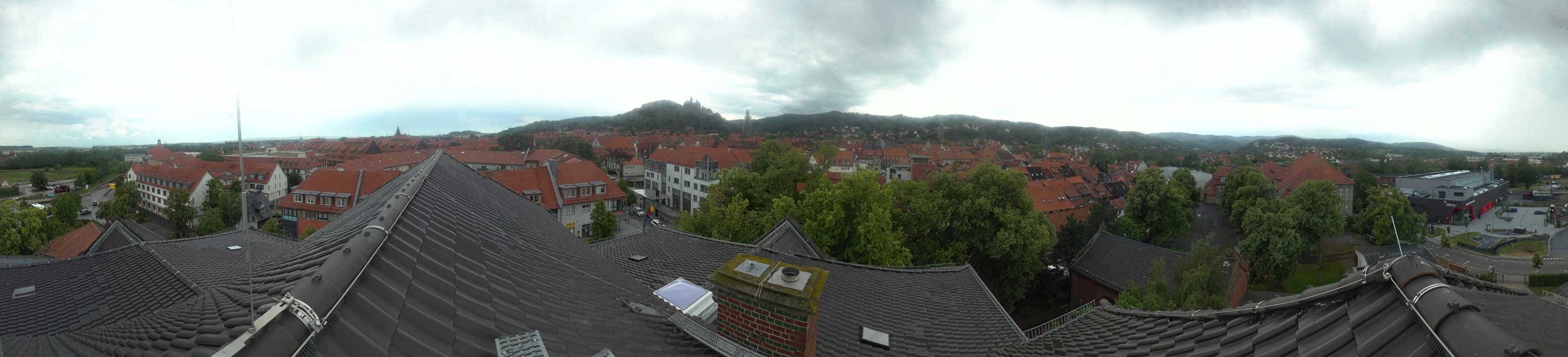 Archiv Foto Webcam Wernigerode - Bick über die Altstadt