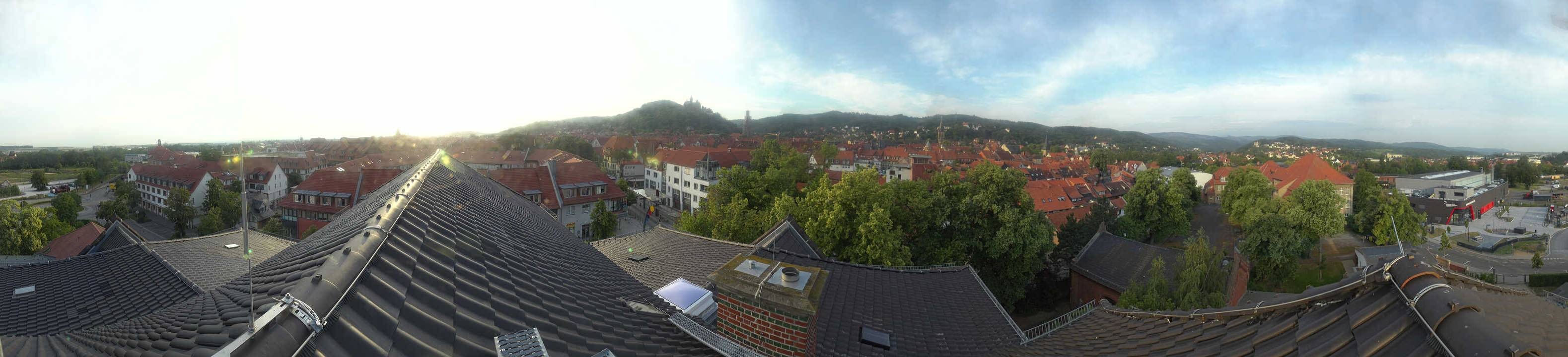 Archiv Foto Webcam Wernigerode - Bick über die Altstadt