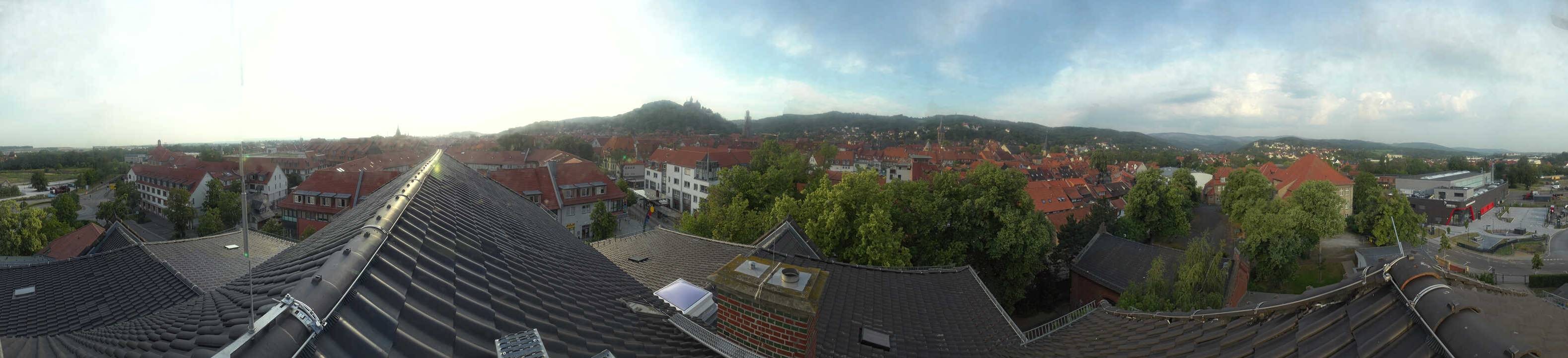 Archiv Foto Webcam Wernigerode - Bick über die Altstadt