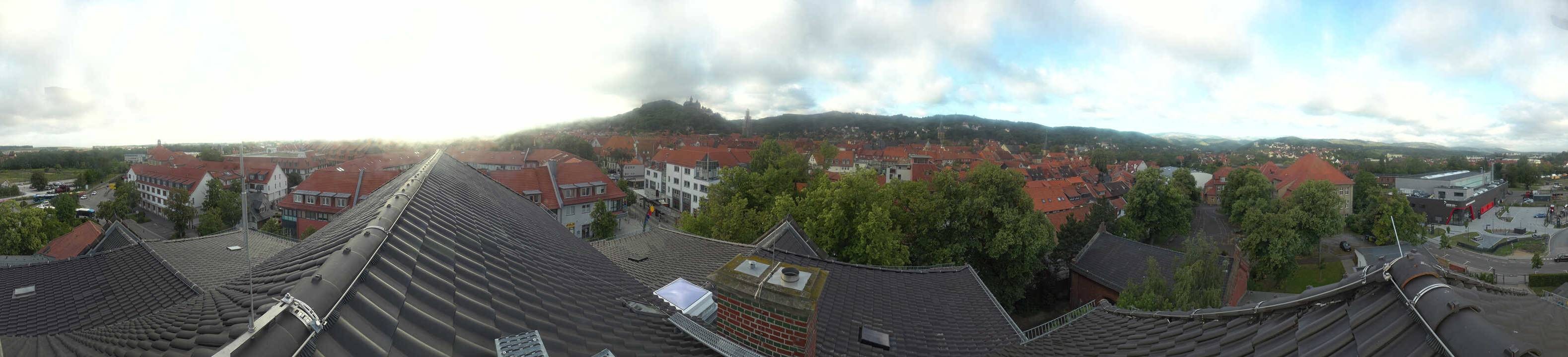 Archiv Foto Webcam Wernigerode - Bick über die Altstadt