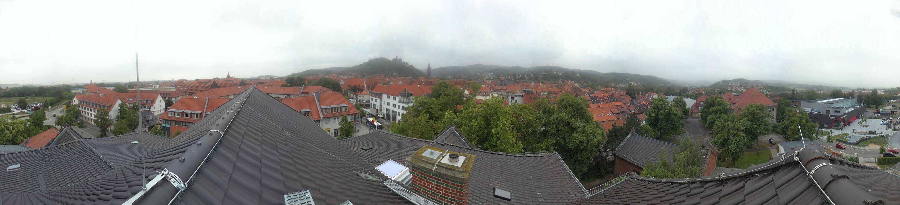 Archiv Foto Webcam Wernigerode - Bick über die Altstadt
