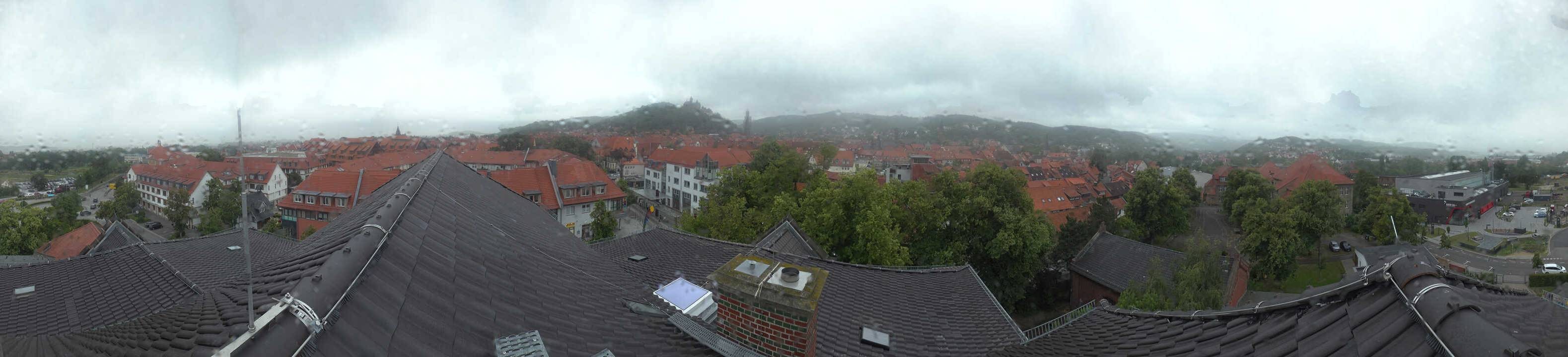 Archiv Foto Webcam Wernigerode - Bick über die Altstadt