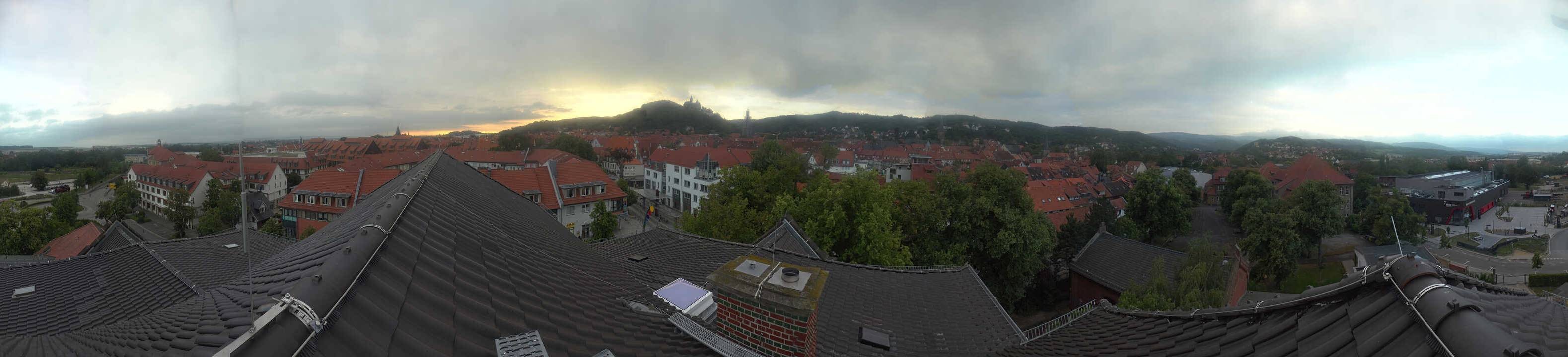 Archiv Foto Webcam Wernigerode - Bick über die Altstadt