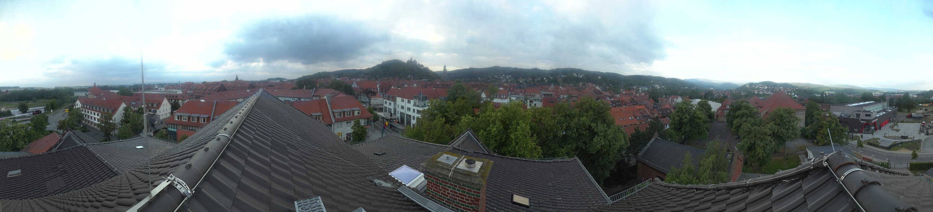 Archiv Foto Webcam Wernigerode - Bick über die Altstadt