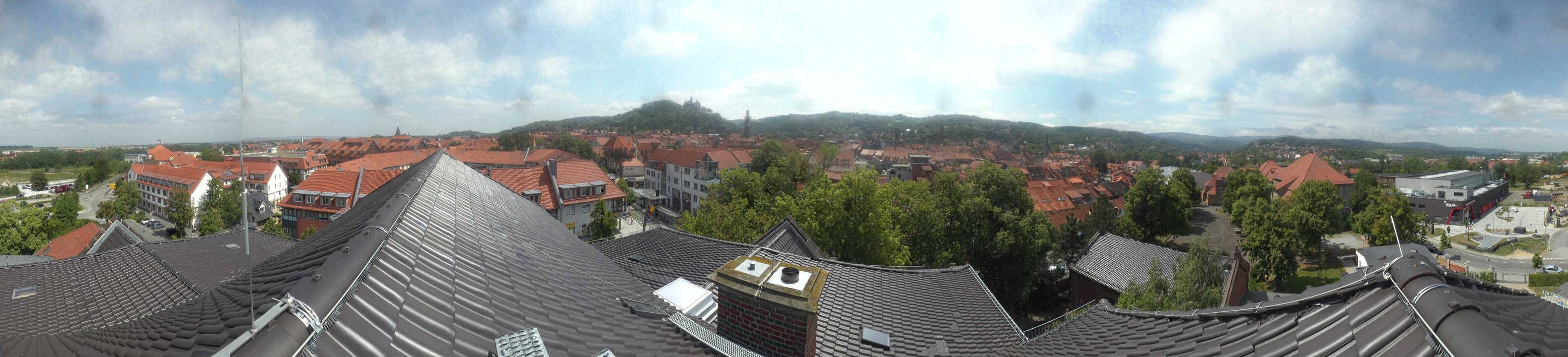 Archiv Foto Webcam Wernigerode - Bick über die Altstadt