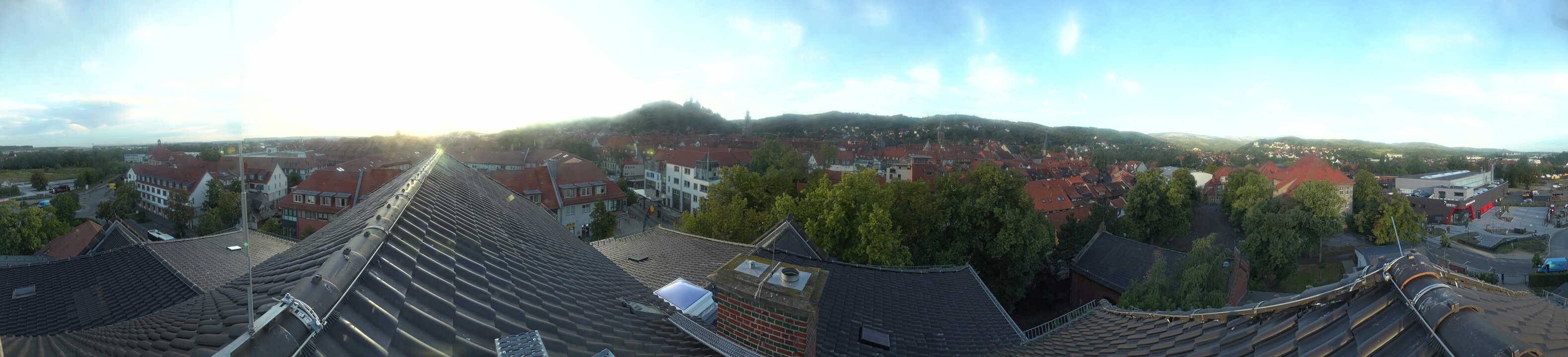 Archiv Foto Webcam Wernigerode - Bick über die Altstadt