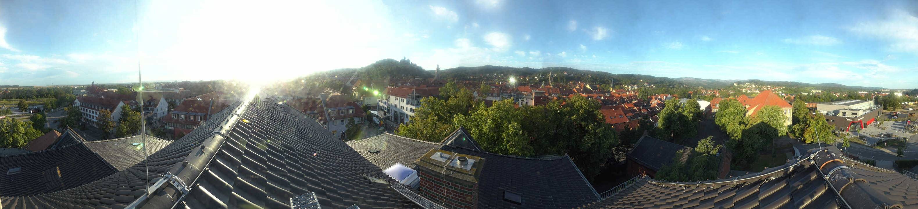 Archiv Foto Webcam Wernigerode - Bick über die Altstadt