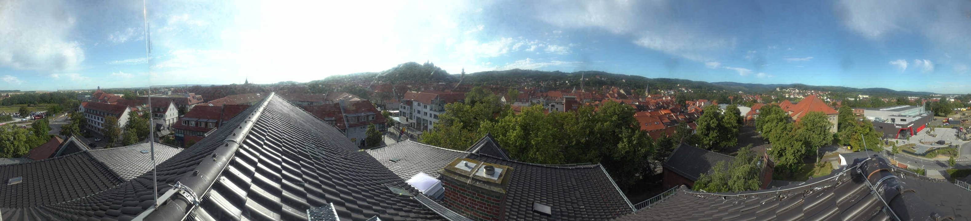 Archiv Foto Webcam Wernigerode - Bick über die Altstadt