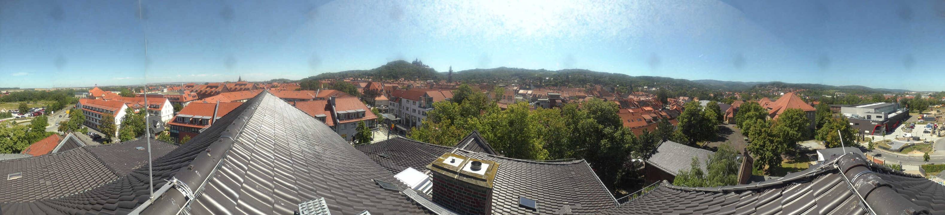 Archiv Foto Webcam Wernigerode - Bick über die Altstadt