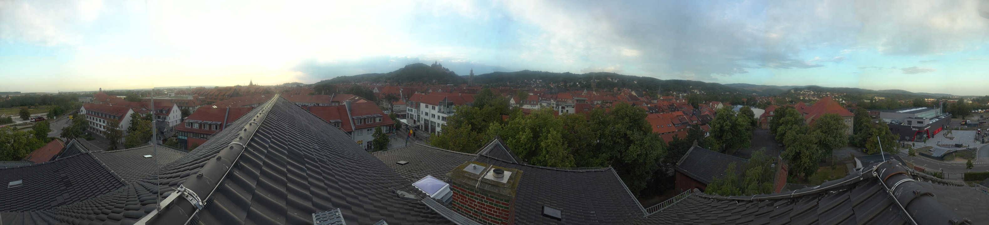 Archiv Foto Webcam Wernigerode - Bick über die Altstadt