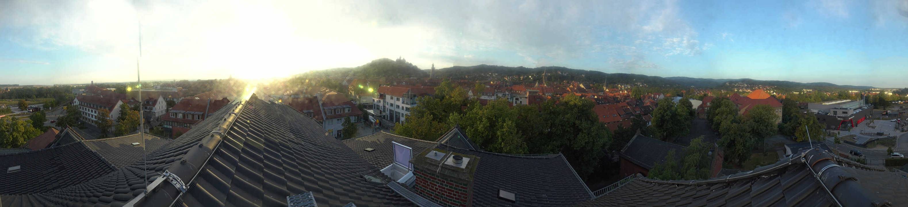Archiv Foto Webcam Wernigerode - Bick über die Altstadt