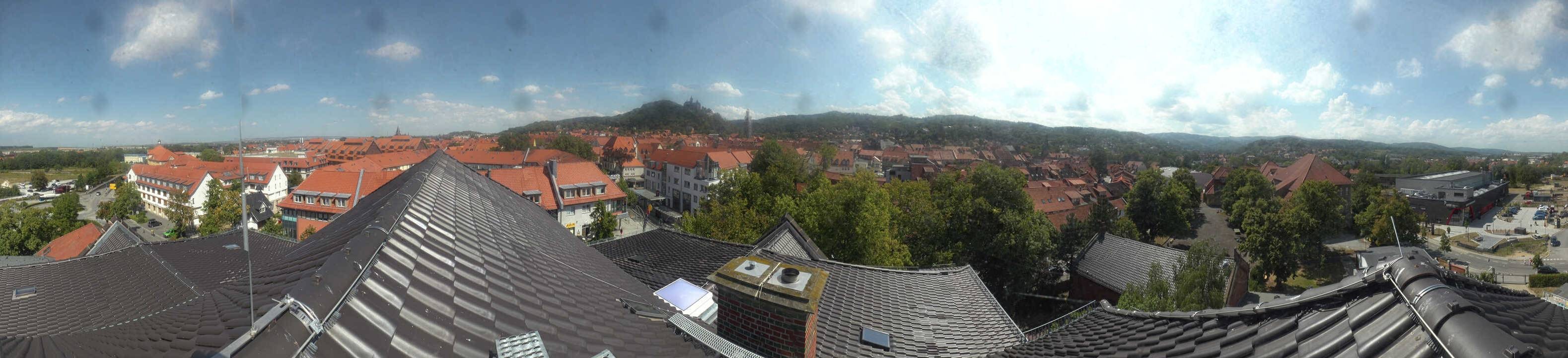 Archiv Foto Webcam Wernigerode - Bick über die Altstadt