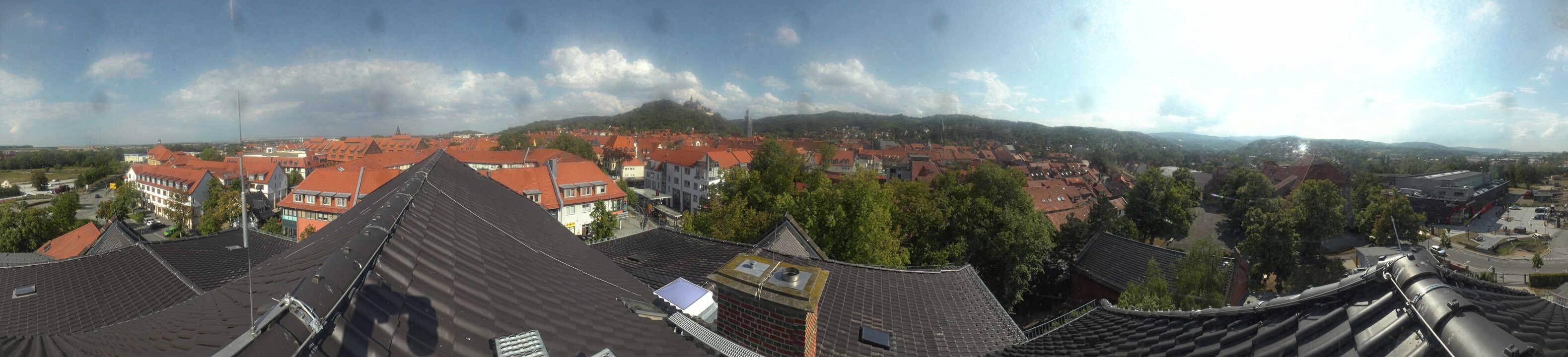 Archiv Foto Webcam Wernigerode - Bick über die Altstadt
