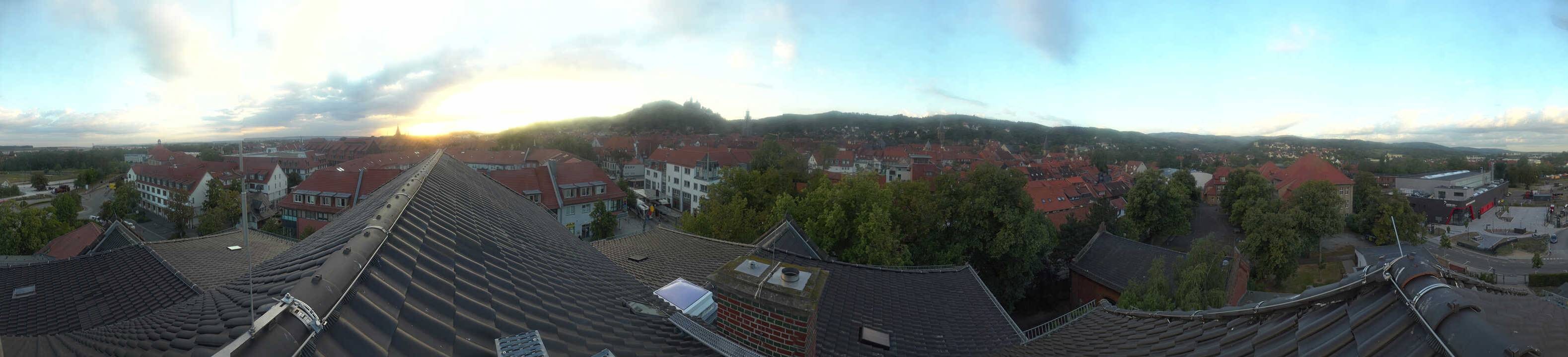 Archiv Foto Webcam Wernigerode - Bick über die Altstadt