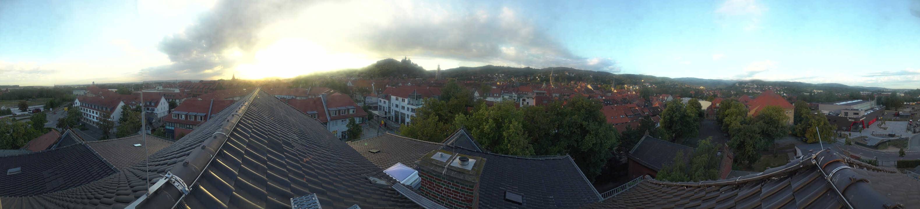 Archiv Foto Webcam Wernigerode - Bick über die Altstadt