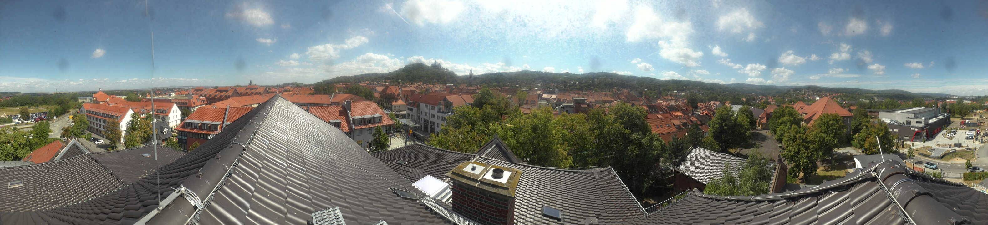 Archiv Foto Webcam Wernigerode - Bick über die Altstadt