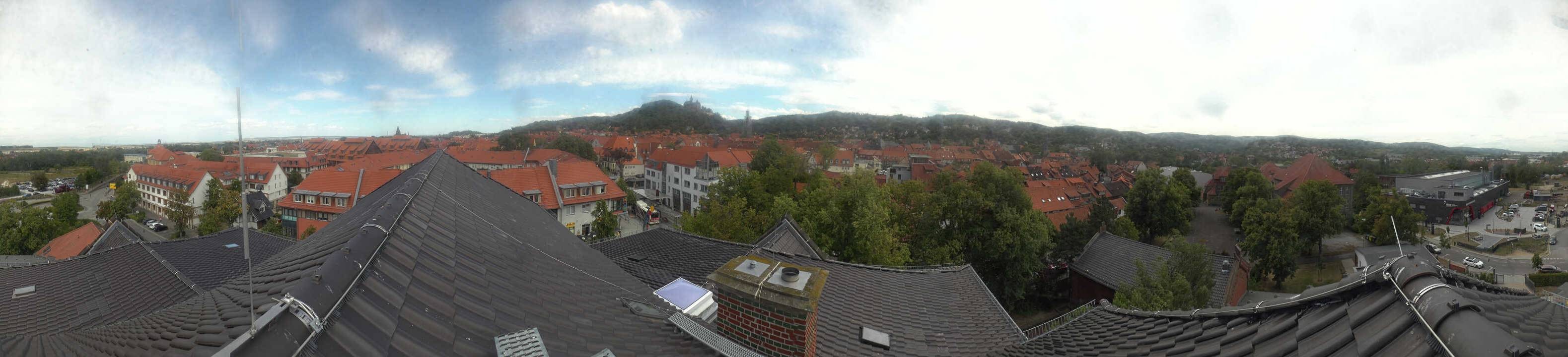 Archiv Foto Webcam Wernigerode - Bick über die Altstadt