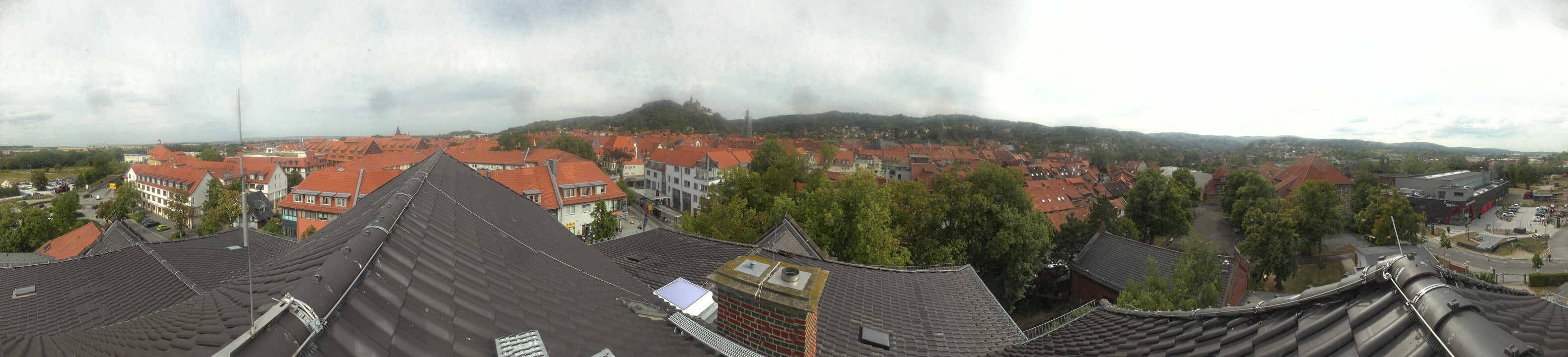 Archiv Foto Webcam Wernigerode - Bick über die Altstadt