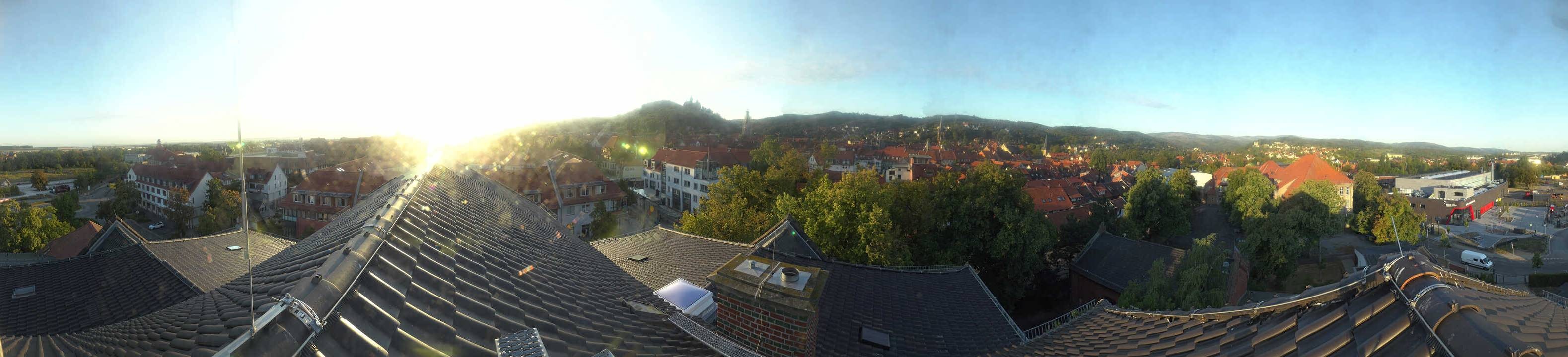 Archiv Foto Webcam Wernigerode - Bick über die Altstadt