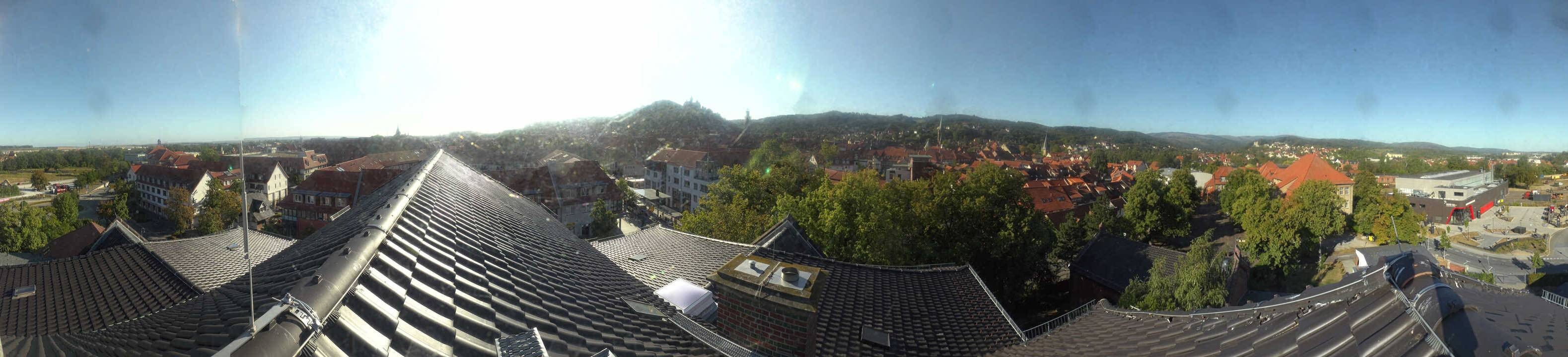 Archiv Foto Webcam Wernigerode - Bick über die Altstadt