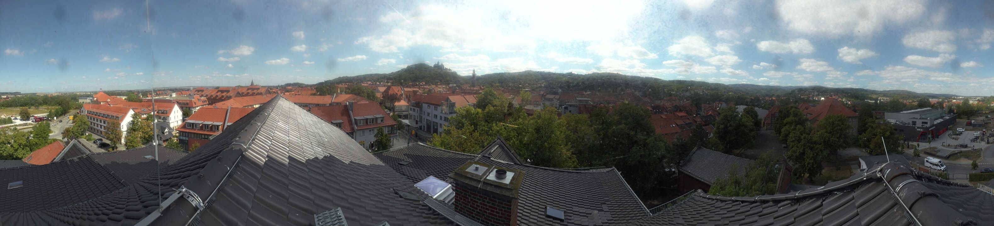 Archiv Foto Webcam Wernigerode - Bick über die Altstadt