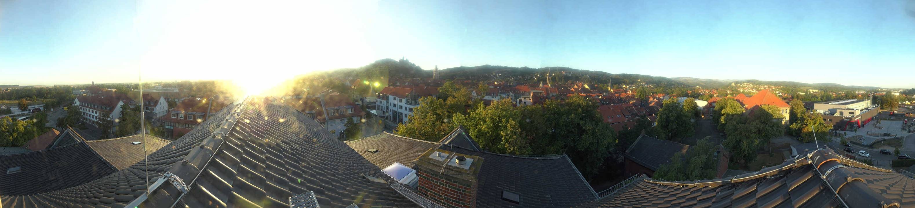Archiv Foto Webcam Wernigerode - Bick über die Altstadt