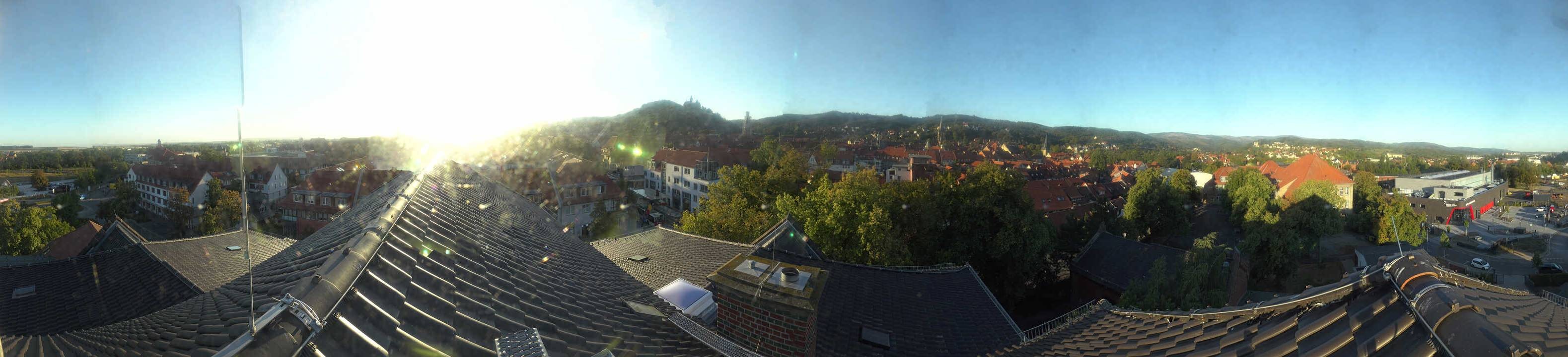 Archiv Foto Webcam Wernigerode - Bick über die Altstadt