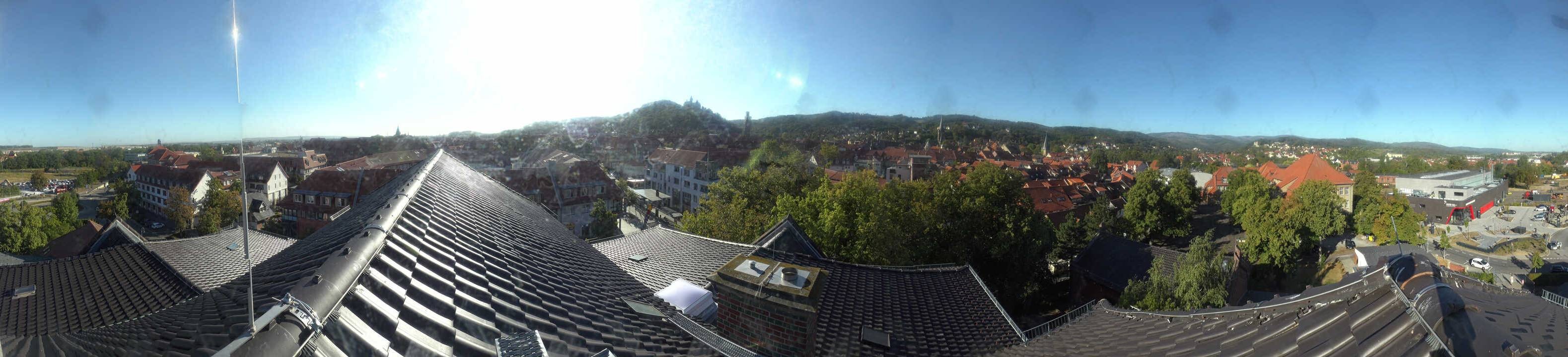 Archiv Foto Webcam Wernigerode - Bick über die Altstadt
