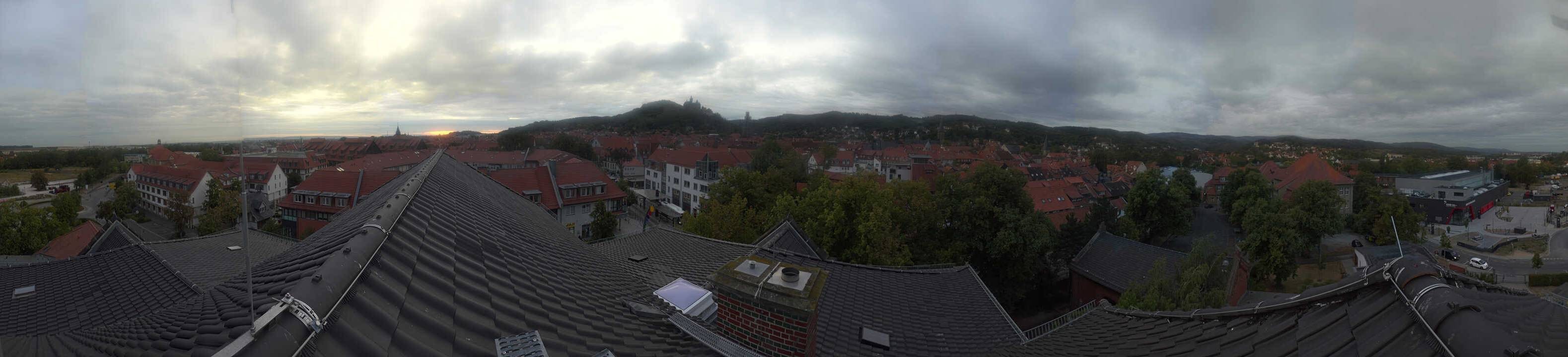 Archiv Foto Webcam Wernigerode - Bick über die Altstadt