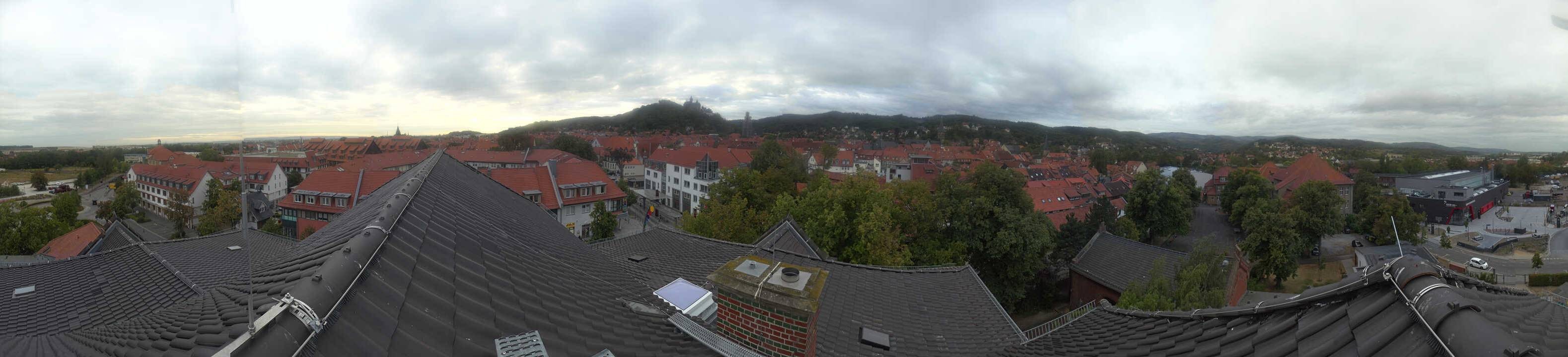 Archiv Foto Webcam Wernigerode - Bick über die Altstadt